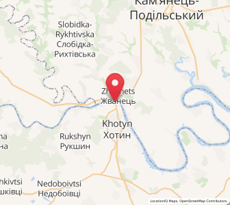 Map of Ataky, Chernivtsi