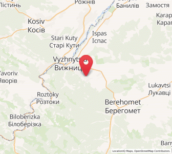 Map of Bahna, Chernivtsi