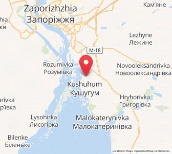 Map of Balabyné, Zaporizhzhia