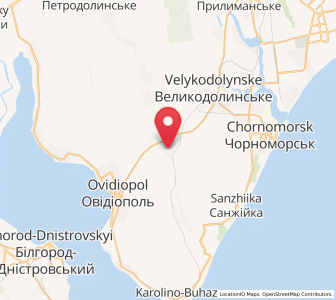 Map of Baraboi, Odessa