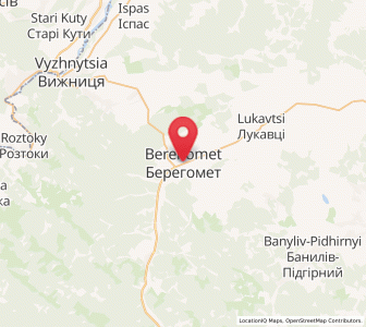 Map of Béréhomet, Chernivtsi