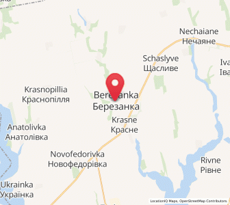 Map of Bérézanka, Mykolaiv