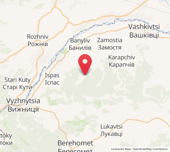 Map of Bérejnytsia, Chernivtsi