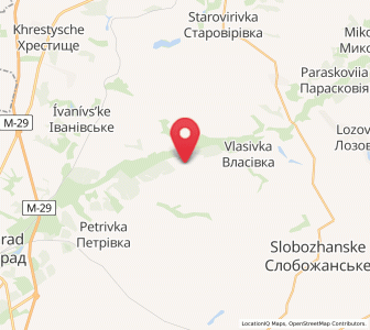 Map of Berezivka, Kharkiv