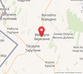 Map of Bérézyné, Odessa