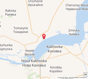 Map of Béryslav, Kherson