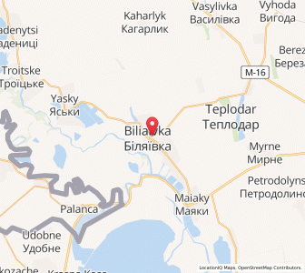Map of Biliaïvka, Odessa