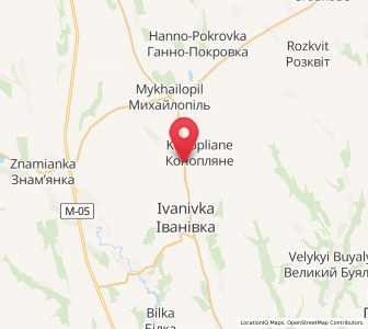Map of Bohounové, Odessa
