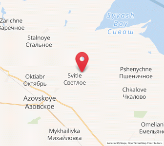 Map of Borodino, Crimea