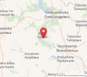 Map of Bouzké, Mykolaiv