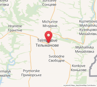 Map of Boïkivske, Donetsk