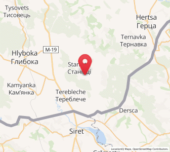Map of Boukivka, Chernivtsi