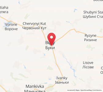 Map of Bouky, Cherkasy