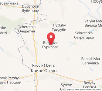 Map of Bourylové, Mykolaiv