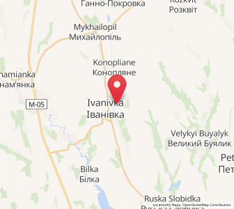 Map of Bouzynové, Odessa