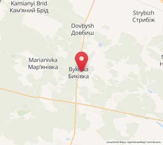 Map of Bykivka, Zhytomyr