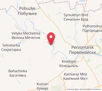Map of Tchaoussové Drouhé, Mykolaiv