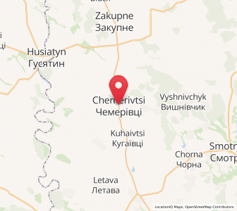 Map of Tchémérivtsi, Khmelnytskyi