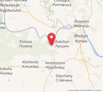 Map of Tchéponossy, Chernivtsi