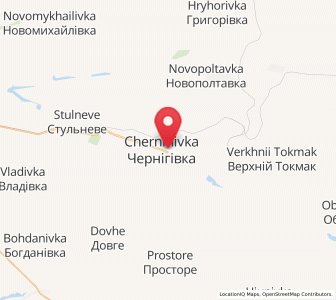 Map of Tchernihivka, Zaporizhzhia