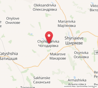 Map of Tchohodarivka, Odessa