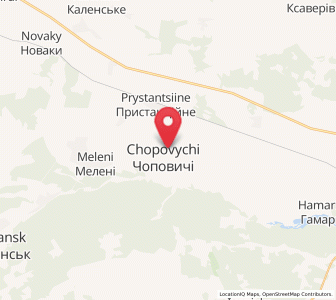 Map of Chopovychi, Zhytomyr