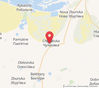 Map of Chulakivka, Kherson