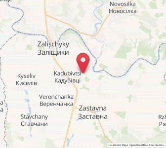 Map of Tchounkiv, Chernivtsi
