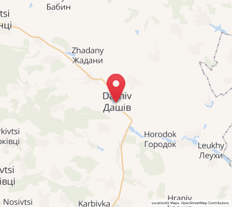 Map of Dachiv, Vinnytsia