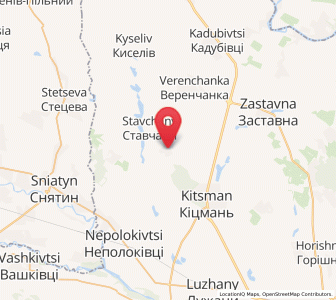 Map of Davydivtsi, Chernivtsi