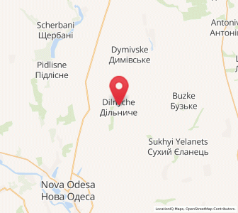 Map of Dilnytché, Mykolaiv
