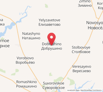 Map of Dobrushino, Crimea