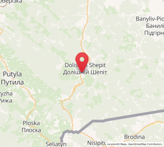 Map of Dolichniï Chépit, Chernivtsi