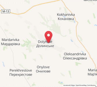 Map of Dolynske, Odessa