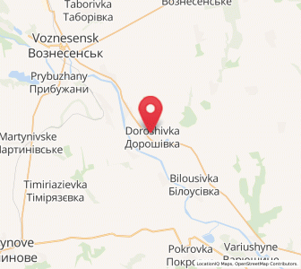 Map of Dorochivka, Mykolaiv