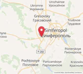 Map of Dubki, Crimea