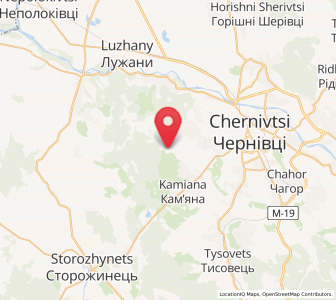 Map of Doubové, Chernivtsi