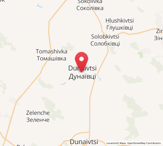 Map of Dounaïvtsi, Khmelnytskyi