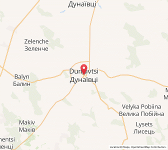 Map of Dounaïvtsi, Khmelnytskyi