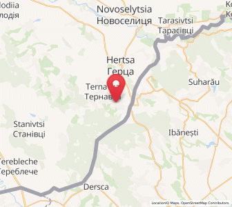 Map of Diakivtsi, Chernivtsi