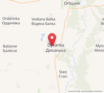 Map of Dykanka, Poltava
