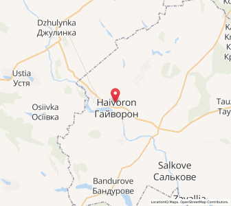 Map of Haïvoron, Kirovohrad