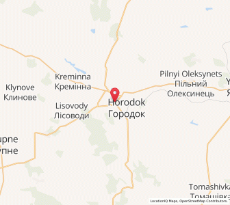 Map of Horodok, Khmelnytskyi