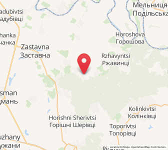 Map of Horochivtsi, Chernivtsi