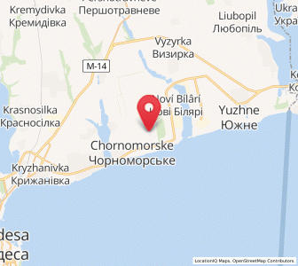 Map of Hvardiïské, Odessa