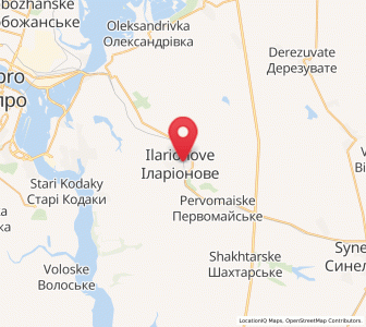 Map of Ilarionové, Dnipropetrovsk