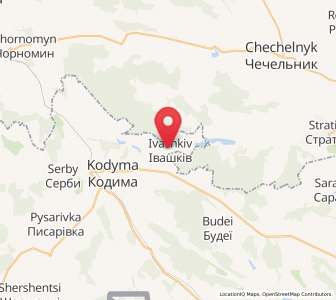 Map of Ivachkiv, Odessa