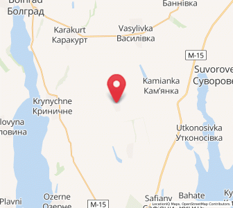 Map of Kalantchak, Odessa