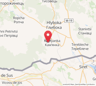 Map of Kamianka, Chernivtsi