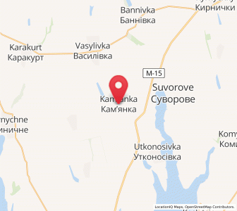 Map of Kamianka, Odessa